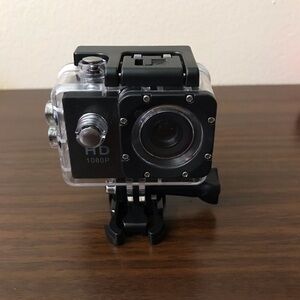 HD 1080P Black Action Camera With Waterproof set